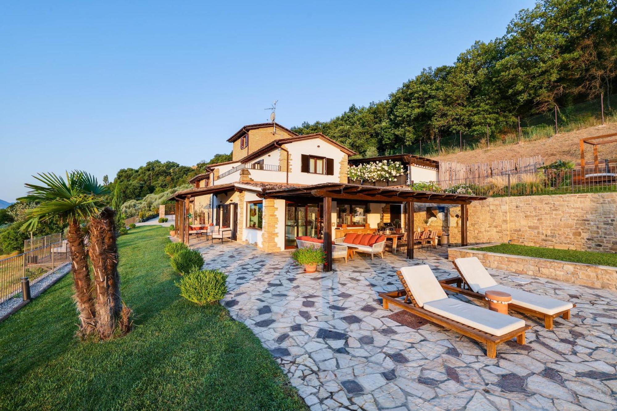 Villa Destino Italy, Umbria Tuscany Boarder Montone  Exterior photo