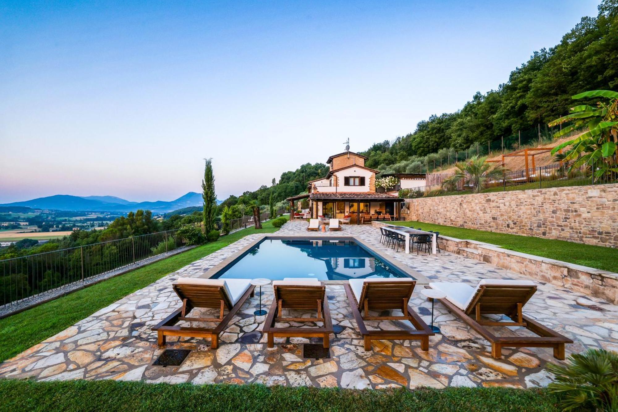 Villa Destino Italy, Umbria Tuscany Boarder Montone  Exterior photo